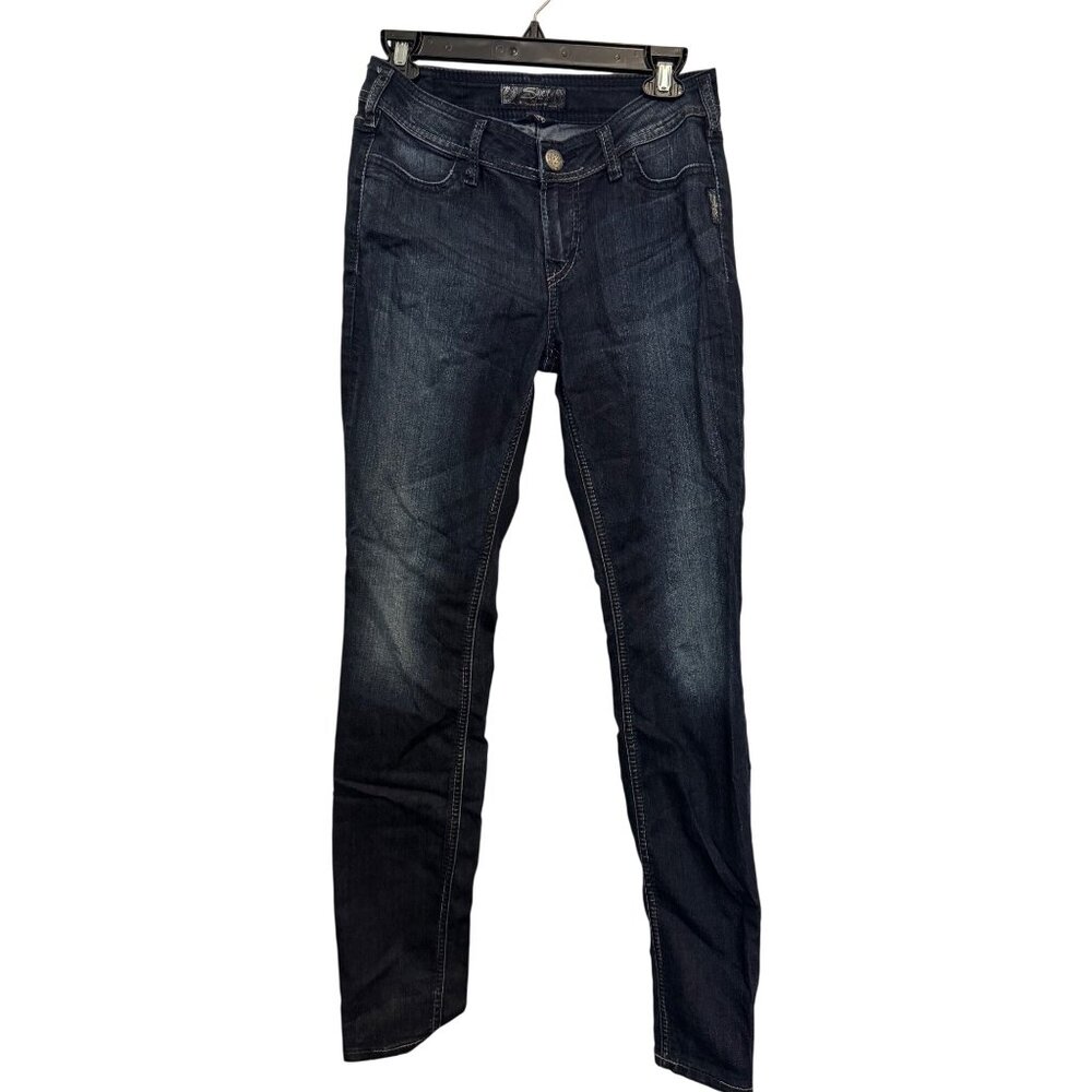 Silver Jeans Co. Suki Jeggings Dark Wash W28/L31 Stretch Denim Womens Pants